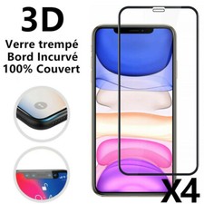 Verre Trempé iPhone 14 13 12 11 Pro Max XS XR 6 7 8 Vitre Protection Intégral