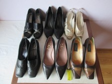 lot de 6 paires de chaussures a talons femme taille 38/39.