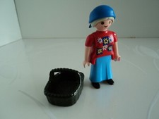 PLAYMOBIL vintage ferme fermière panier basse cour du set 4492 de 2005