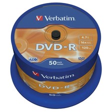 Verbatim DVD-R 4,7 Go Pack de 50 Disques DVD - Bleu ( 43548)