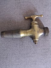 ANCIEN ROBINET EN LAITON , tonneau fût, art populaire