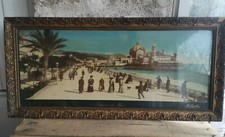 ancienne photo avec cadre la jetée-promenade des anglais nice debut 20ème