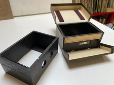 PANIER 6x13 GAUMONT STEREO CLASSEUR 20 PLAQUES STEREO VERRE VUES STEREOSCOPIQUES