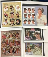Princess Diana Collection from Mystic Stamp Company Mint Sheets and Strips