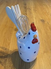 Poule porte-ustensiles de cuisine