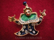 Broche "Clown" N° 9 style BD Cirque Bouglione Pinder - Bijoux Cadeau Collection