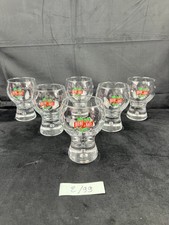 6 verres  Pelforth bière De Noël 25 cls pub bar bistrots Occasion Tbe (2/99)