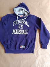 Sweat shirt  à capuche US Marshall violet pour femme taille M, comme neuf