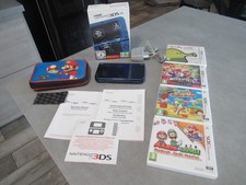 New 3 DS XL / Métallic BLUE / en boite / Sacoche / 4 jeux /NIntendo