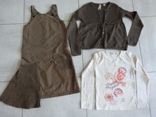 ensemble hiver fille 10 ans: Okaidi= robe,gilet,TS