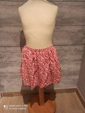 Jupe Fille réversible rouge et blanc, Kiabi, 8 ans, très bon état