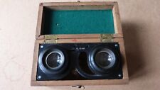 INSTRUME SCIENTIFIQUE ANCIEN OPTIQUE LOUPES JUMELLES PHOTO FILM? + COFFRET BOIS