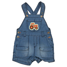 dpam salopette courte façon jean  garçon 6 mois 