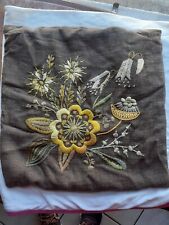 Ancien Coussin Assise De Chaise Déco Rétro Vintage 