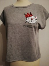 tee shirt /TOP "CACHE CACHE" FEMME gris taille 42