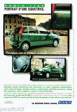 PUBLICITE ADVERTISING 096  1996  la Fiat  Punto Star  Portofino & Cannes