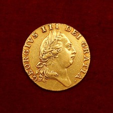 Piece en or 21 carat ,1 livre George III guinée, 5ème effigie - 1787 monnaie 