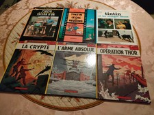Lot de BD: 3 albums Tintin + 3 albums Lefranc