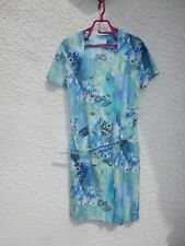 Robe Weinberg demi saison bleu vert t 46/48