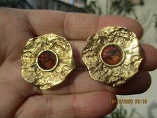 Anciennes boucles d'oreilles chic haute couture old earrings