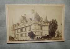 Ancienne Photo Cabinet Albuminée Château d' Azay-Le-Rideau vers 1880