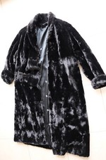 Manteau long très chaud en fausse fourrure