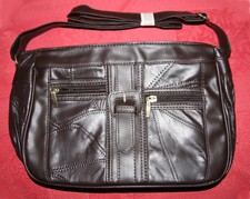 Sac à main NEUF en cuir marron  NATHALIE ANDERSEN  léger,  