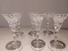 6 Verres Ancien Apéritif Ou Digestif En Cristal ? Très Bon État 