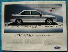 Publicité Papier - Voiture Ford Mondeo Série Ovation De 1995