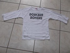 JOLI SWEAT LEGER MANCHES 3/4 FILLE TAILLE 12 ANS ORCHESTRA TBE 