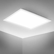 Panel LED ultra slim plafonnier bureau éclairage plafond ultraplat 295mm blanc