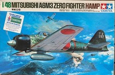 Maquette avion Mitsubishi A6M3 Zero fighter (Hamp) au 1/48 marque Tamiya