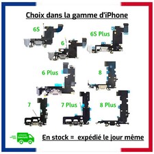 Nappe : connecteur de charge, antenne et micro pour IPhone 6, 7, 8, X...