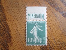 TIMBRES FRANCE MINERALINE  YT 188A NEUF *