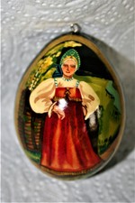 Boite à encens - Oeuf - Boite à pilules - Monastère Russe - Boite laquée