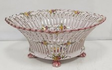 emile tessier petite coupe faience blanche malicorne céramique style massier