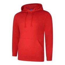 Sweat de qualité à capuche poche devant pour la mi saison XL Rouge - UC509 Uneek