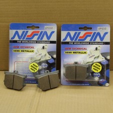 2 JEUX PLAQUETTES AVANT FREIN XS 650 YAMAHA 1976-1985 XS 500 1977-1981 NISSIN