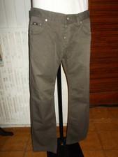 Pantalon droit coton marron HUGO BOSS W34 44FR 50D 20TS2