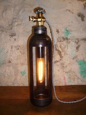 LAMPE - BONBONNE GAZ - DESIGN INDUSTRIEL -