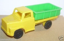 JOUET BAZAR ANNEES 1980 TRUCK CAMION BENNE FORD 9000 US USA VERT JAUNE 1/80