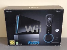 Nintendo Wii Sports Resort Pack Console Noire Complète avec Boite Notice Manette