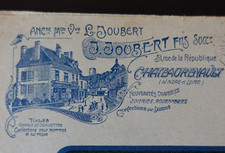 ENVELOPPE A ENTÊTE ILLUSTRÉE - PUB TOILE NAPPE SERVIETTE JOUBERT CHATEAURENAULT