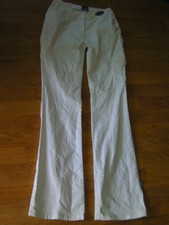 Pantalon DDP blanc évasé taille 36/1/S TBE