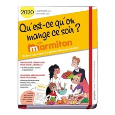 Agenda Qu'est ce qu'on mange ce soir 2020 ? (de sept 2019 à décembre 2020):