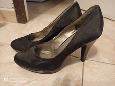 Escarpin tissu noir taille 40