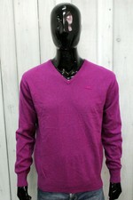 Robe Di Kappa Pull Homme Taille L Pull Laine Violet Pull Knit Logo Homme