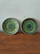 Assiette Céramique Biot Terre Cuite Vernissée  Diamètre 18 cm 