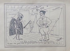 WW2 JOUZALIN 8 planches caricature occupation allemande Nazisme guerre