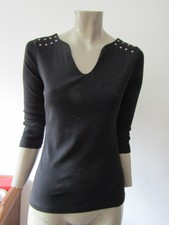 "1.2.3." TOP TEE SHIRT MANCHES 3/4  T.36/38 V/MESURES